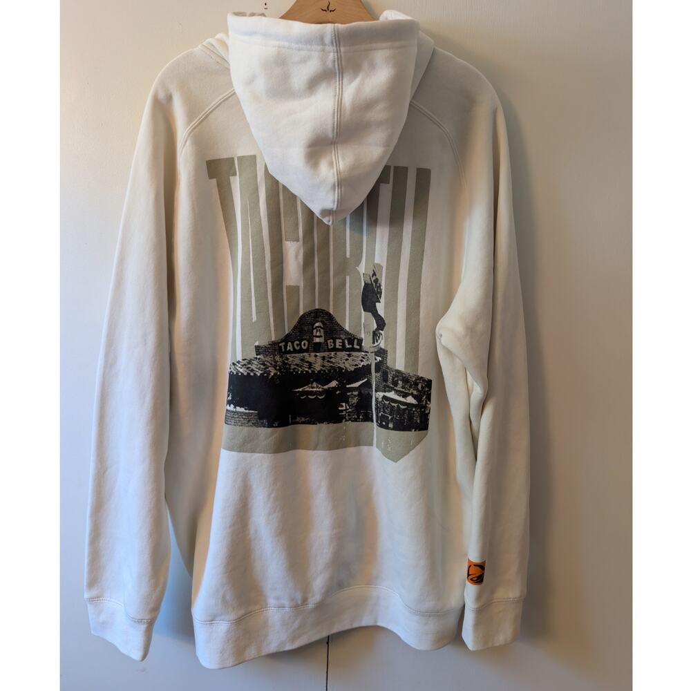 Taco Bell Unisex White Hoodie